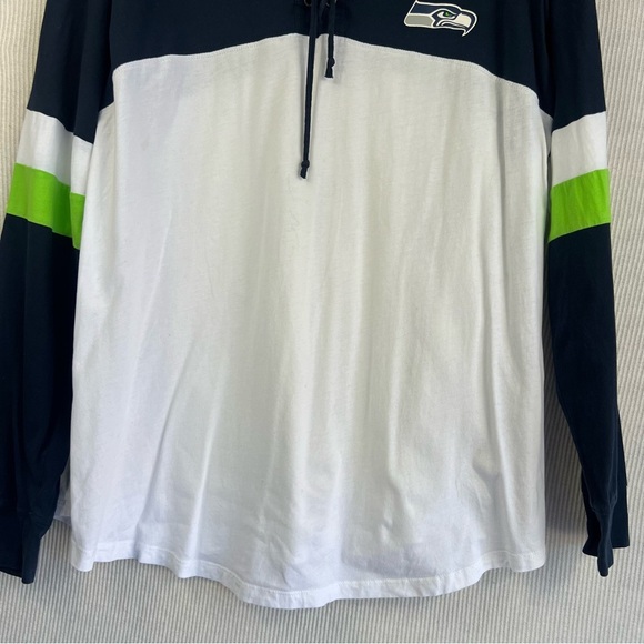 Seattle Seahawks NFL Team Apparel Top Women’s Size 2X and Infinity Scarf - Picture 4 of 12